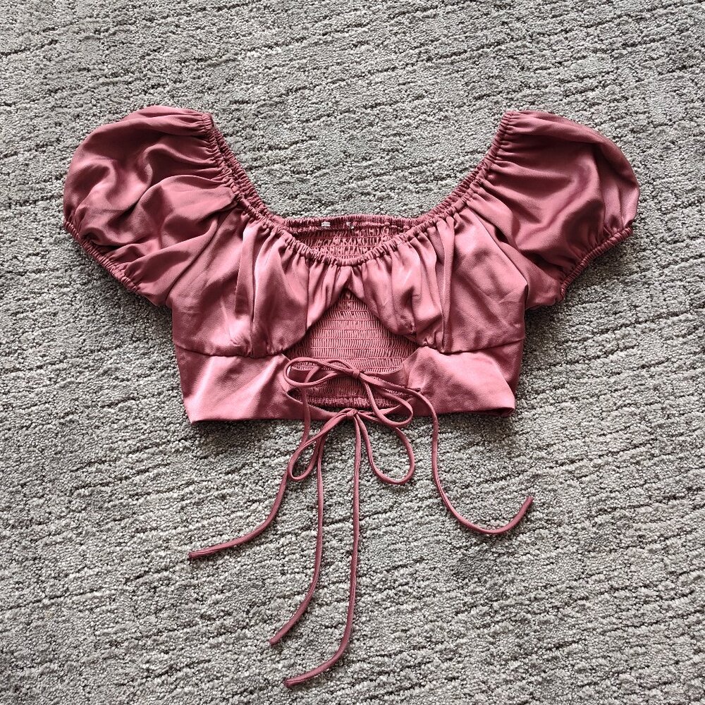 Renaissance inspired crop top